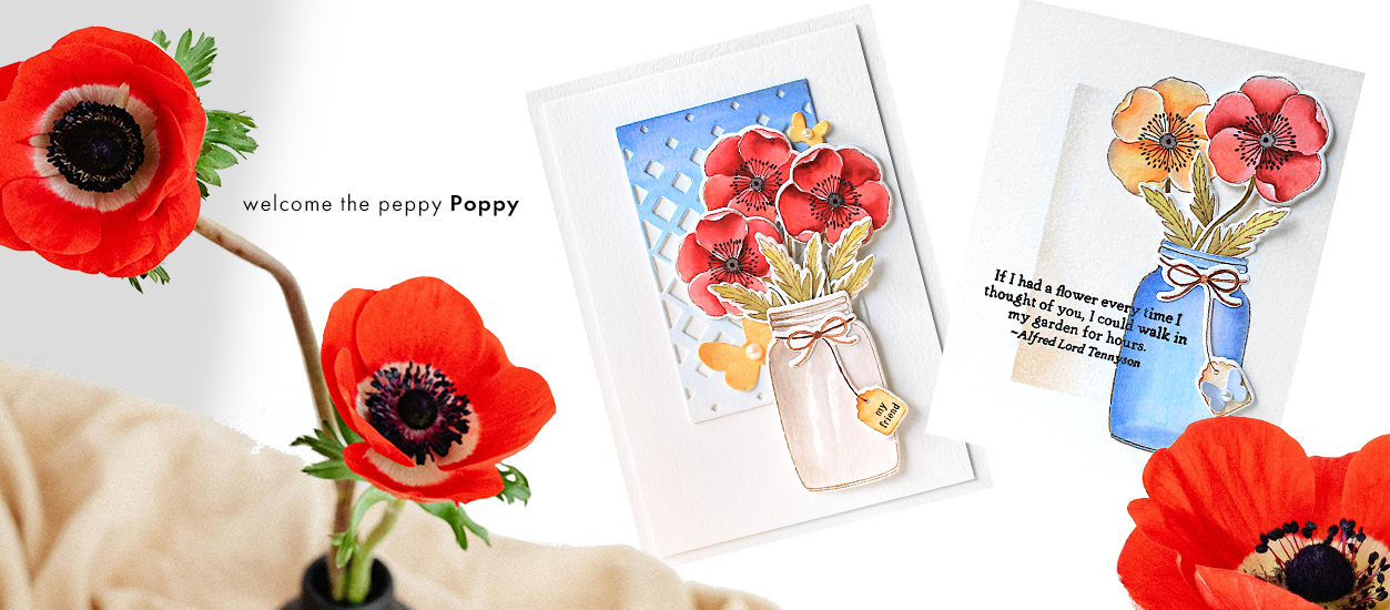 Penny Black's 2025 September Flower of the Month, Poppy