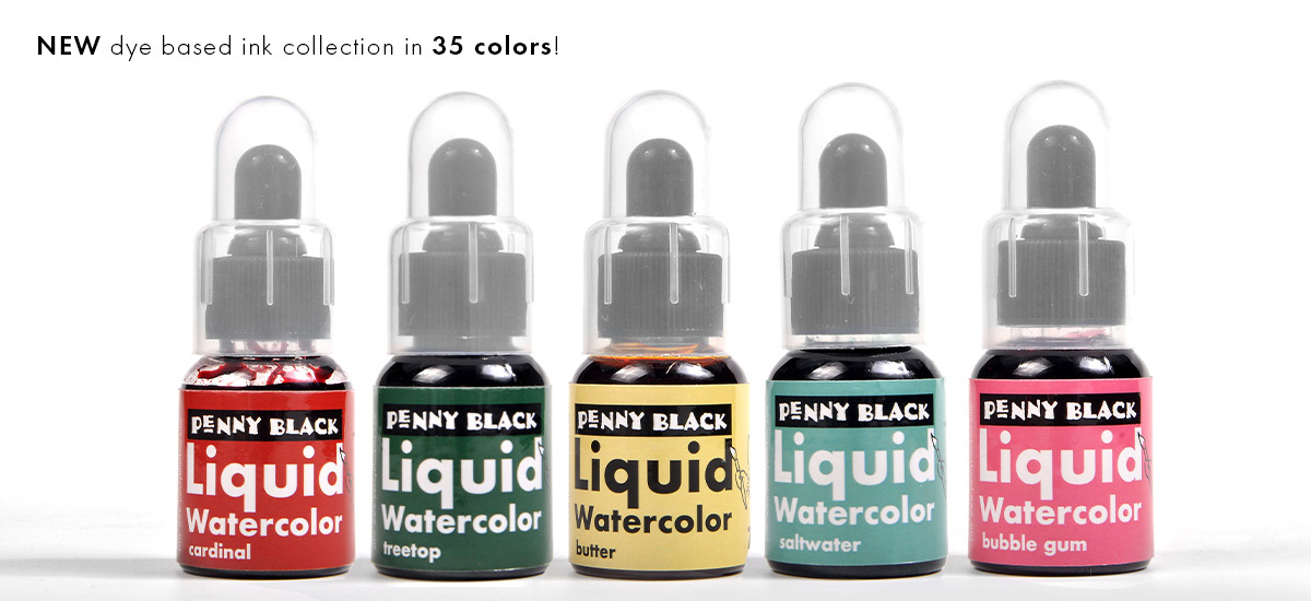 Penny Black Liquid Watercolor Inks 